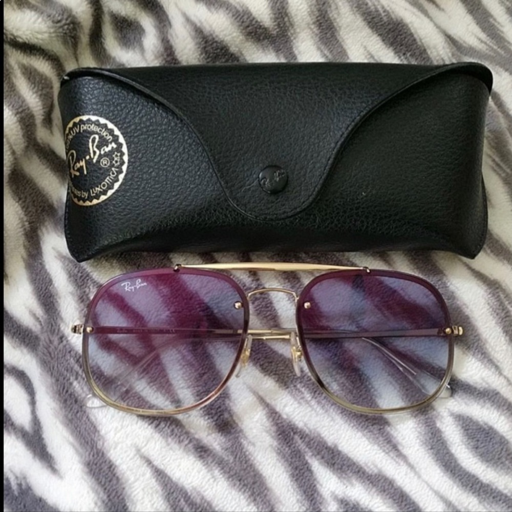 Ray ban Blue/Gold Blaze Aviators